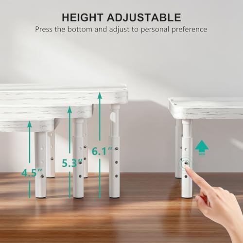 WALI Computer Monitor Stand for Desk, Adjustable Laptop Riser, up to 44 lbs - Image 4