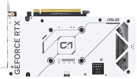 ASUS Dual GeForce RTX 4060 OC White Edition 8GB GDDR6 (PCIe 4.0, 8GB GDDR6, DLSS 3, HDMI 2.1a, DisplayPort 1.4a, 2.5-Slot Design, Axial-tech Fan Design, 0dB Technology), 3 Year Warranty - Image 4