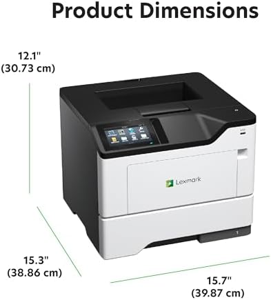 Lexmark MS632dwe Monochrome Laser, Integrated Duplex (2-sided printing), Print Speed: Up to 50 ppm, 4.3-inch color touch screen, Energy Star, Recommended Monthly Page Volume: 2000-20000 pages(38S0500) - Image 6