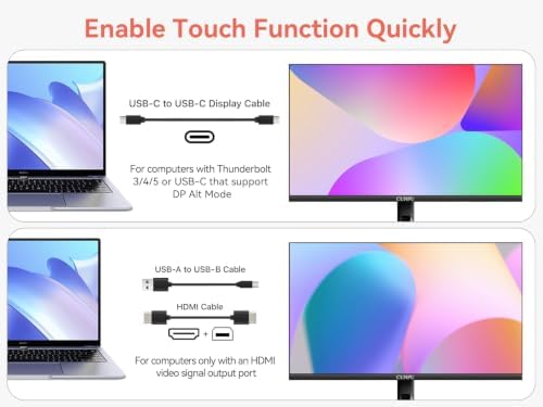 CUNPU 27" USB-C 1400P 120Hz IPS Touchscreen Monitor for POS/Warehouse - Image 6