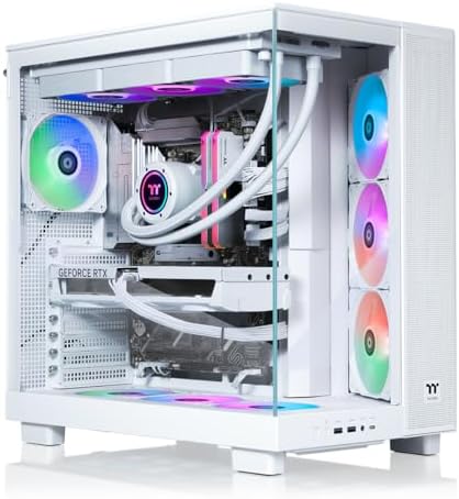 Thermaltake LCGS View 9890S-380XL Gaming Desktop (AMD Ryzen™ 7 9800X3D, 32GB 6000MT/s DDR5 RGB Memory, NVIDIA® GeForce RTX™ 5090, 2TB NVMe M.2, WiFi, Windows 11) VXLS-X870-590-LCS by Unknown