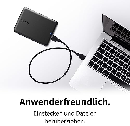 Toshiba Canvio Partner 4TB Portable 2.5’’ External Hard Drive, USB 3.2, Mac - Image 4