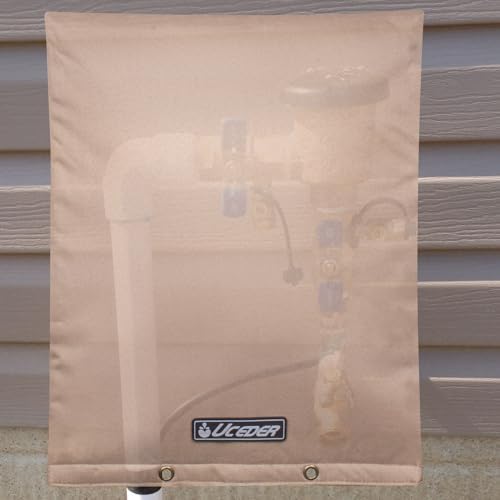 Backflow Preventer Insulation Cover -Sprinkler Covers for Outside -600D Heavy Duty Waterproof Sprinkler Valve Cover Perfect for Pipe Freeze Protection and Pressure Vacuum Breaker (20"W x 26"H) - Image 6