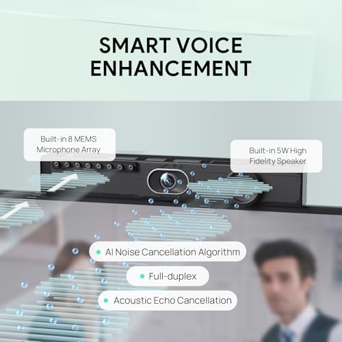 Yealink UVC40 E2 4K Conference Room Camera System 8 Mic for Huddle Rooms - Image 5