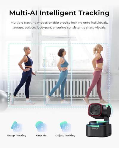 OBSBOT Tiny 3 Lite AI-Powered Spatial Audio 4K Webcam - Compact AI Tracking - Image 6