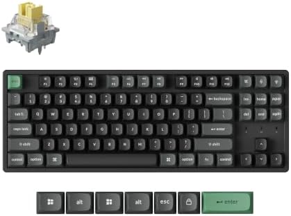 Keychron K8 Ultra 8K Wireless Mechanical Keyboard, 80% TKL Custom Keyboard with Aluminum Frame, 8000Hz, 2.4GHz/Bluetooth/Wired, Hot-Swappable RGB by Keychron