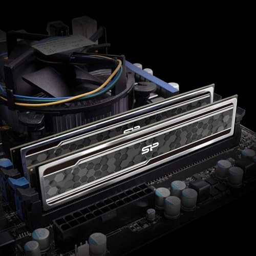 Silicon Power Value Gaming DDR4 RAM 32GB (2x16GB) 3200MHz (PC4 25600) 288-pin CL16 1.35V UDIMM Desktop Memory Module with Heatsink Grey SU032GXLZU320BDAJ7 - Image 5