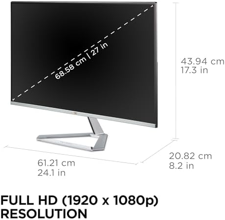 ViewSonic VX2776-SMHD 27 Inch 1080p Computer Monitor, IPS LED Display - Image 3