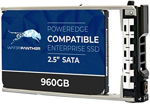 Water Panther 960GB SATA 6Gb/s 2.5" SSD for Dell PowerEdge Servers | Enterprise Drive in 13G Tray Compatible with 0YDHYX 0X31G3 R630 R730 R730xd R430 R530 R930 T430 T630(Renewed) by Amazon+Renewed