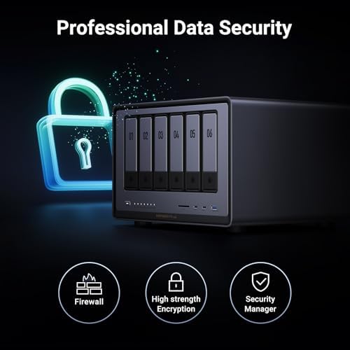 UGREEN NAS DXP6800 Plus 6-Bay Desktop NAS, Intel i3 1215u 6-Core CPU - Image 6