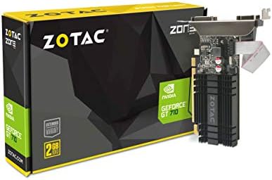 ZOTAC GeForce GT 710 2GB DDR3 PCI-E2.0 DL-DVI VGA HDMI Passive Cooled Single Slot Low Profile Graphics Card (ZT-71302-20L) by Unknown