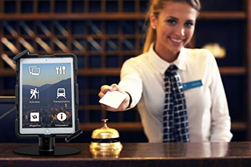 Security Grip Kiosk – CTA Universal Security Grip Kiosk Stand for iPad 10th Gen 10.9-inch - iPad 7th/8th/9th Gen 10.2-inch & Other 7-13-inch Tablets - Black (PAD-USGT) - Image 2