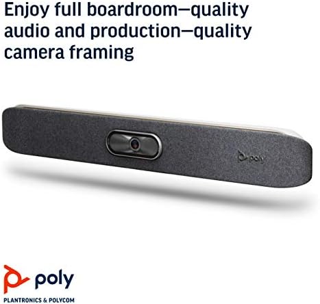 Poly - Studio X30 (Polycom) with TC8 Touch Controller - 4K Video & Audio Bar - Conferencing System for Small Meeting Rooms - Works with Teams, Zoom & More - Image 5
