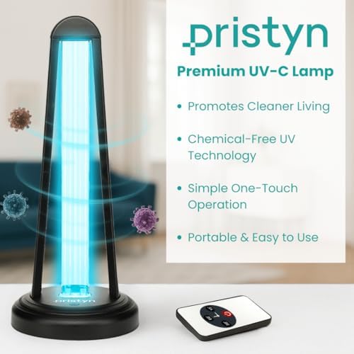AirShield+ UV Light Sanitizer for Whole Room, UVC Lamp with Remote Control, 3 Timer Settings & Auto Safety Shutoff, Spare Bulb Included, Portable Ultraviolet Light for Home & Office - Image 3