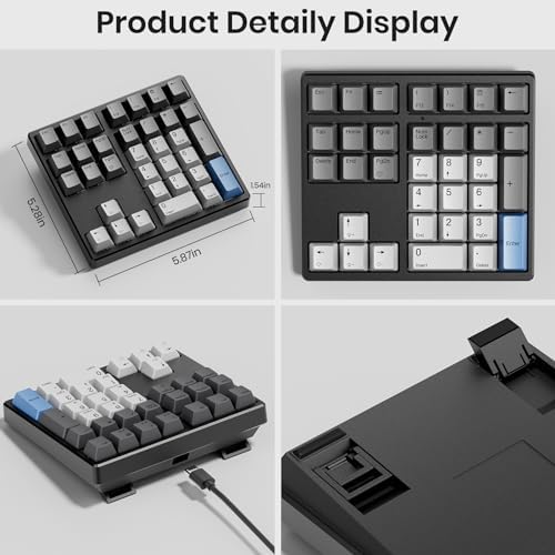 Kisnt KN34 Mechanical Numpad, Full-Function for Heavy Excel Financial - Image 7