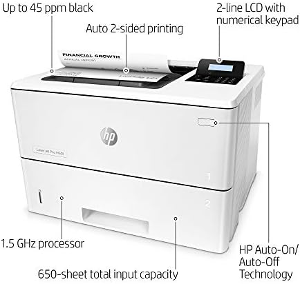 HP LaserJet Pro M501dn Duplex Printer with One-Year, Next-Business Day, Onsite Warranty (J8H61A) - Image 2