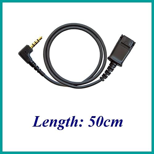 Office Phone Headset HD Voice for Aastra Allworx AltiGen Digium IPitomy Telephones, RJ9 & 3.5mm Adapter Cable (Binaural) - Image 6