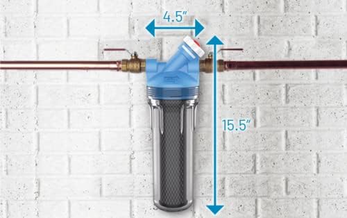 Pentair OMNIFilter U30 Filter System, 10" Premium Standard Water Filtration System with Bypass Valve-in-Head, 3/4" NPT, Includes Clear Housing, T01 Cartridge, Wrench and Mounting Bracket, 5 Micron - Image 7