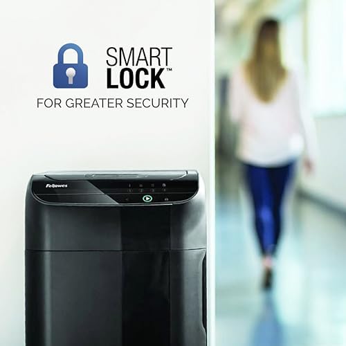 Fellowes AutoMax 600M 2-in-1 Heavy Duty Auto Feed Commercial Paper Shredder with Micro-Cut, Black - Image 4