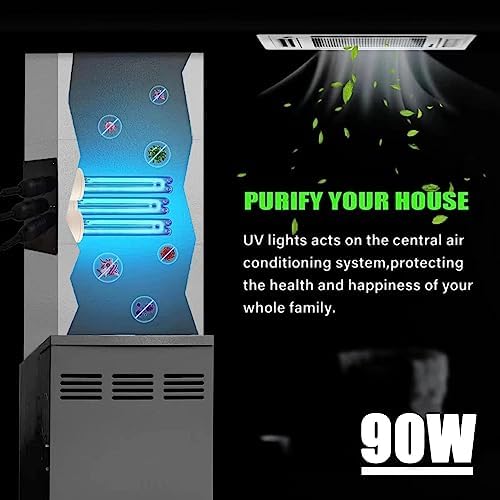 UV Light for AC System, UV-C lamp for Whole House, Germicidal Duct Uv Light Hvac uv light (90, watts) - Image 3