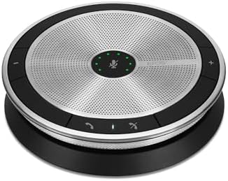 Sennheiser Enterprise Solution SP 20 ML 506050 Sound-Enhanced, User Friendly Mobile Speaker Phone For Desk Mobile Phone Softphone PC Connection Skype for Business Certified, Silver, EXPAND SP 20 by EPOS