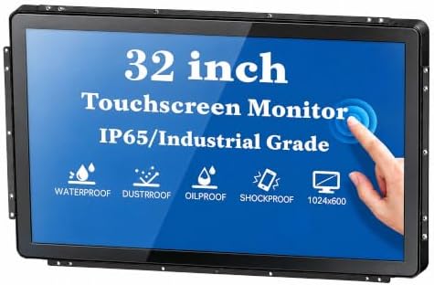 32 Inch 10 Points PCAP Open Frame Touch Screen Waterproof for Kiosk Automation POS Vending and Digital Signage by openframetouchscreenmonitor