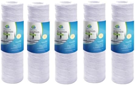 CFS 10 x 2.5 Sediment String Wound Filters for Campbell 1SS, 5 Pack by CompleteFiltrationServices