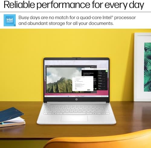 HP 14" Laptop 2025 Business Student Slim Computer, Lifetime MS Office, Copilot AI, Quad-Core Intel CPU, 16GB RAM, 628GB Storage (128GB UFS+500GB Ext), MarxsolAccessory, Wi-Fi 6, Win 11 Pro, Silver - Image 7