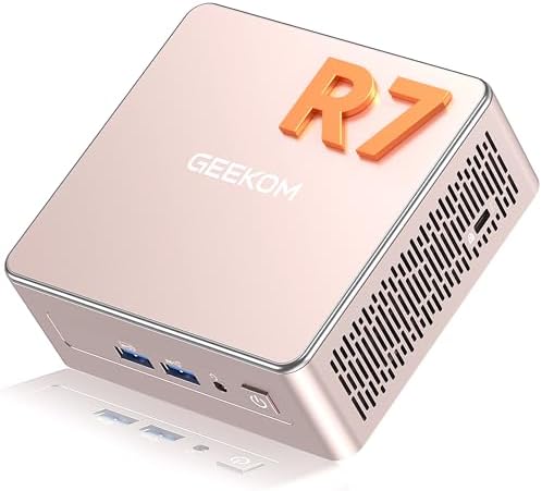 GEEKOM A5 2027 Edition Mini PC, Ryzen 7 7730U, 16GB RAM, 256GB NVMe SSD by GEEKOM