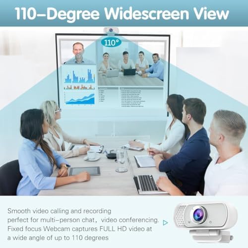 USB c Webcam with Microphone,1080P HD Web Camera for Computer PC Laptop - Image 2