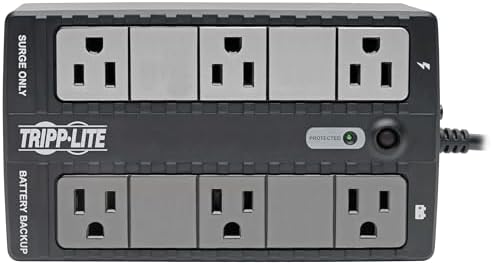 Eaton Tripp Lite BC350 350VA Small UPS 210W Battery Backup Surge Protector - Image 2