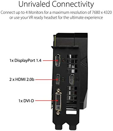 ASUS GeForce RTX 2060 Overclocked 6G GDDR6 Dual-Fan EVO Edition VR Ready HDMI DisplayPort DVI Graphics Card (DUAL-RTX2060-O6G-EVO) (Renewed) - Image 7