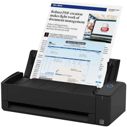 ScanSnap iX1300 Deluxe Wireless or USB Double-Sided Color Document Scanner by ScanSnap