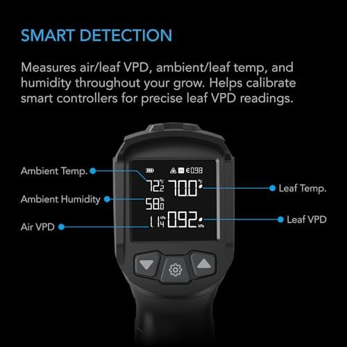 AC Infinity VPD Thermometer, Infrared Leaf VPD & Temperature Gun for Plants - Image 3
