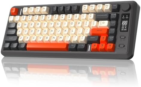 Free wolf M75 Wireless Gaming Keyboard Mechanical Feel Membrane - Dark Grey by Free+wolf