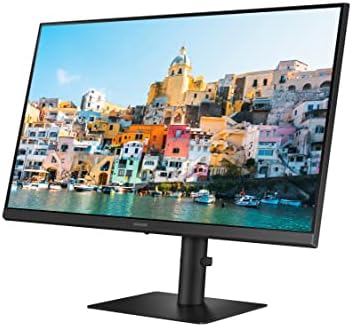 SAMSUNG S40A Series 24-Inch FHD 1080p Computer Monitor, 75Hz, IPS Panel, HDMI, DisplayPort, USB-C, Height Adjustable Stand, 3 Yr WRNTY (LS24A400UJNXZA),Black - Image 3