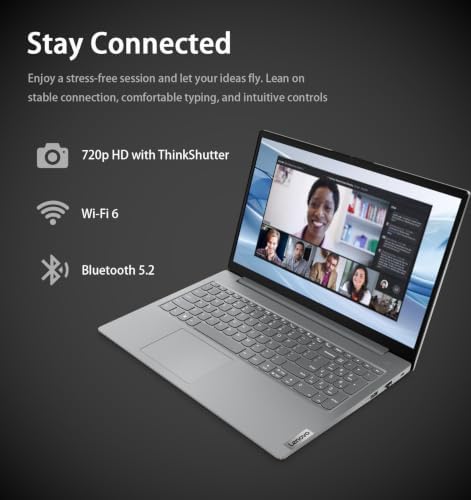 Lenovo Laptop Computer V15, AMD Ryzen 5 7520U, 8GB RAM, 512GB SSD - Image 7