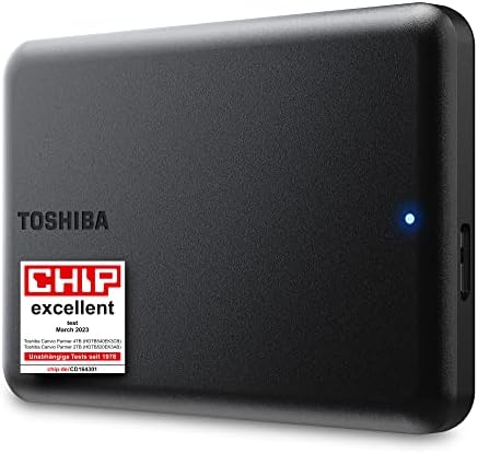 Toshiba Canvio Partner 2TB Portable 2.5’’ External Hard Drive, USB 3.2, Mac & Windows Compatible. Xbox, PS4, PS5 - Image 4