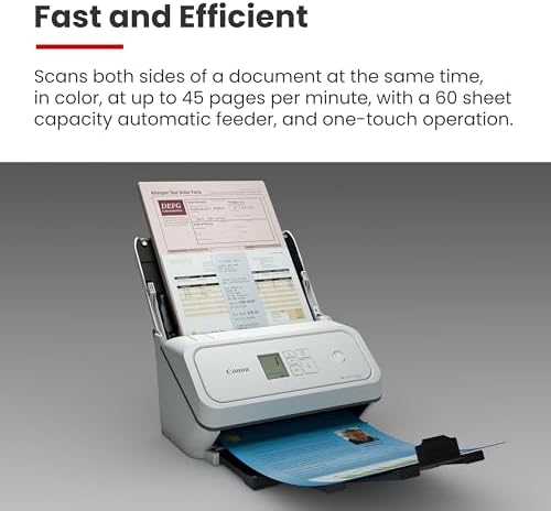 Canon imageFORMULA R40II Office Document Scanner - Duplex Scanning, Easy Setup, Scans a Wide Variety of Documents, Scans to Cloud - Image 4