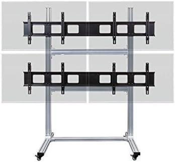 Monoprice 2x2 Video Wall Display Cart with Micro Adjustment Arms - Image 3