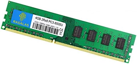 Rasalas 8GB DDR3 Kit (2x4GB) PC3-8500 DDR3 1066 Mhz 8GB Udimm DDR3 Ram 2Rx8 1.5V CL7 Desktop Comuter Ram Memory Modules Upgrade - Image 6