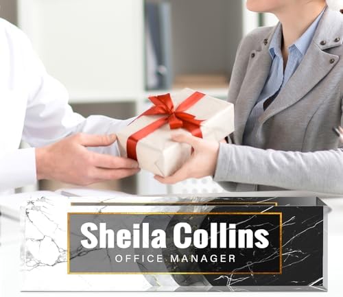Custom Name Plate for Desk, Employee Appreciation Gifts, Office Decor - Image 6