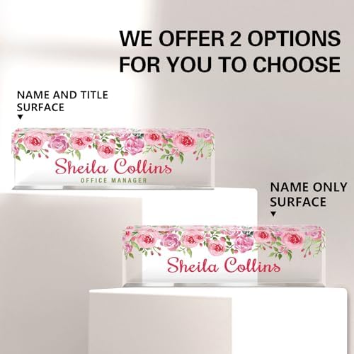 Custom Name Plate for Desk, Employee Appreciation Gifts, Office Decor - Image 2