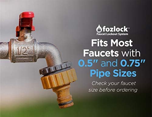 Fozlock Outdoor Faucet Lock System, Green – Insulated Garden Hose Bibb Cover and Lock, Easy to Install – This Outdoor Water Faucet Lock Prevents Water Theft and Vandalism - Image 5