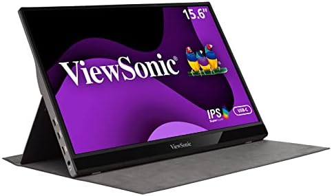 ViewSonic VG1655 15.6 Inch 1080p Portable Monitor for Laptop, USB C IPS by ViewSonicCorporation