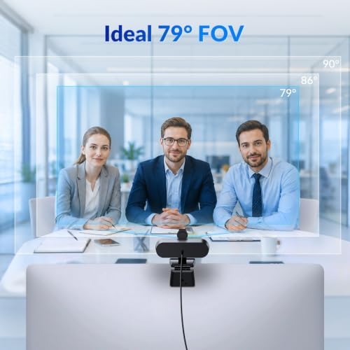 Ultra HD 4K Webcam for PC with Tripod, PDAF & CDAF Dual-autofocus, Face Cam - Image 6