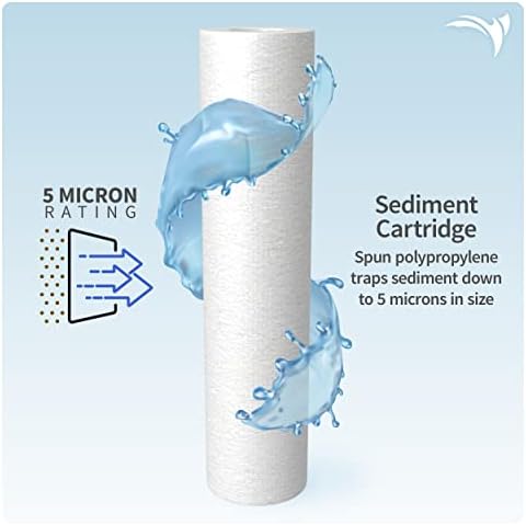 AquaticLife 10 in RO/DI Filter Kit, Carbon Plus, 3-Pack - Image 2