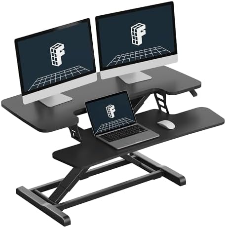 FLEXISPOT Standing Desk Converter, 36", Black by Unknown