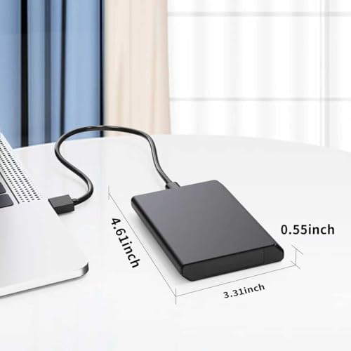 1TB Ultra Slim Portable External Hard Drive USB3.0 HDD Storage for Xbox One X/S, Xbox 360, PS4, PC, Desktop, Laptop, MacBook, Chromebook - Image 6