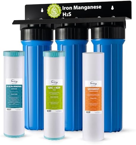 iSpring Iron, Manganese, H2S Whole House Water Filter System by iSpring